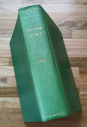 Motor sport 1968 bound book - bound, of