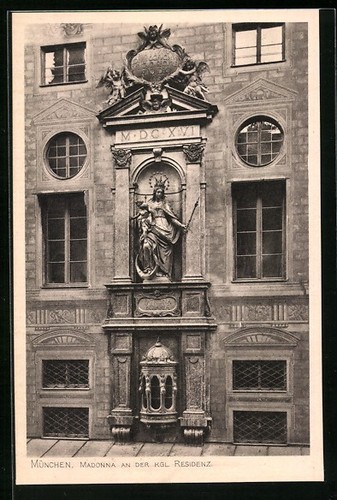 Postcard munich madonna at - postcard,