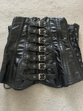 Leather corset