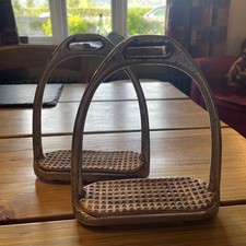 PAIR  5” METAL HORSE RIDING
