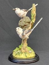 Teviotdale 'Long Tailed Tits, Nesting' Figurine.1995. Edlmann. 22cm Tall. GC