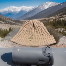 JACK WILLS CABLE KNIT BEANIE HAT PINK ONE SIZE WOMENS RIBBED KNIT VGC RRP £18