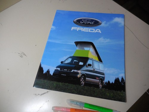 Ford freda japanese brochure - ford,