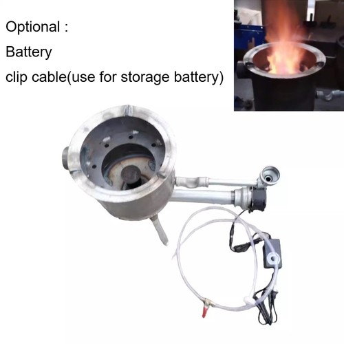 Waste oil burner hot - hot, heating