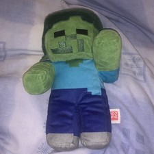 Minecraft Zombie Man Plush Soft Toy Official Mojang Mattel, Exc