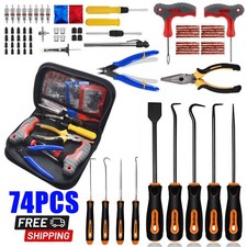 Motorcycle Car Van Tubeless Type Puncture Repair Kit O Ring Gasket Removal Tool