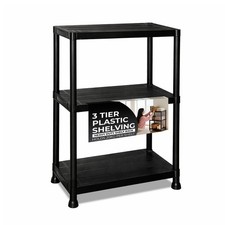 3 Tier Plastic Shelving Home
