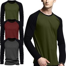 Mens Long Sleeve Raglan