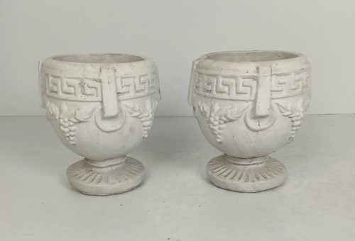 Pair vintage concrete - pair, of