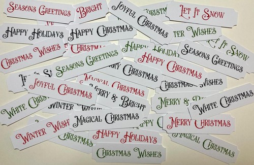 Christmas card sentiments - card,