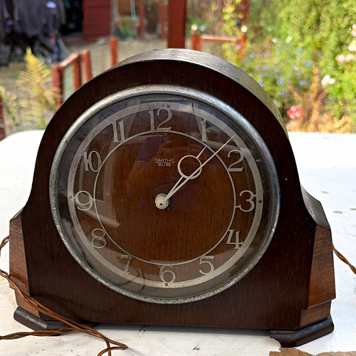Smiths sectric wooden mantel - smiths,