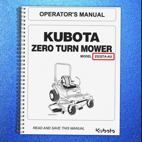 Kubota zg327a zero turn - kubota,