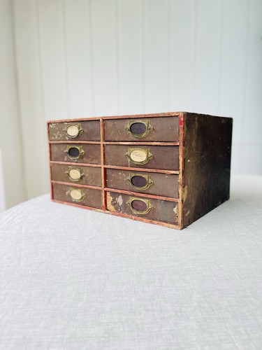 Antique vintage old desk file - vintage,