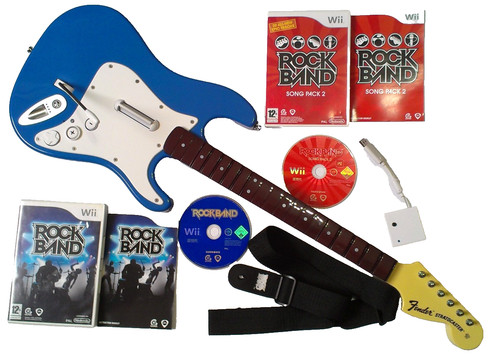 Rare wii fender rockband - rare!,