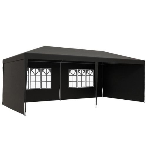 Garden gazebo 83x2 95m - gazebo, dark