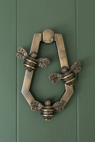 Solid brass bee door - solid,