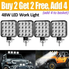 12V LED Work Light Bar Flood