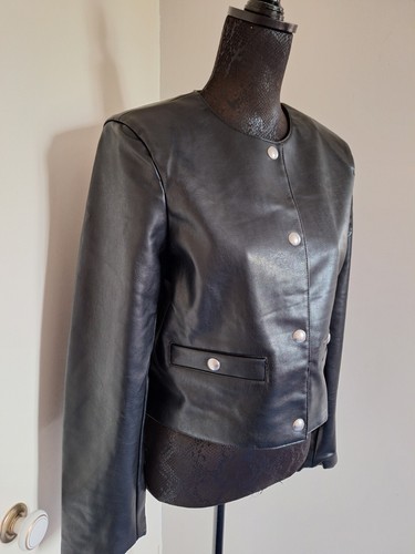 Ladies faux leather size s - h&m,