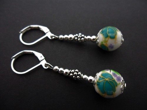 Pair lovely silver - a,