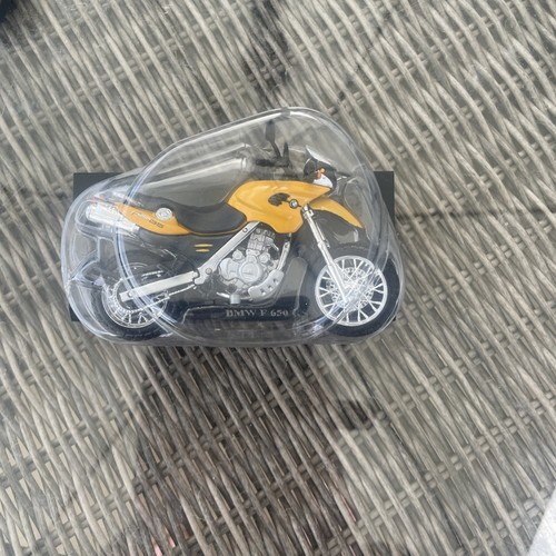 Bmw f650gs yellow maisto - bmw,