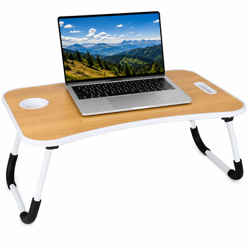 Folding laptop table desk - table,