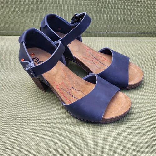 New art sandals - petrol, blue