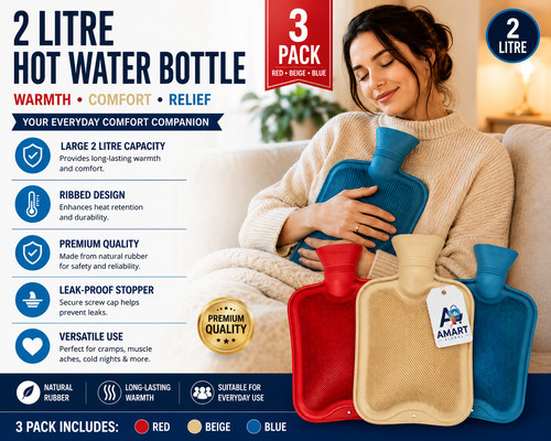 Packs hot water - packs, bottles