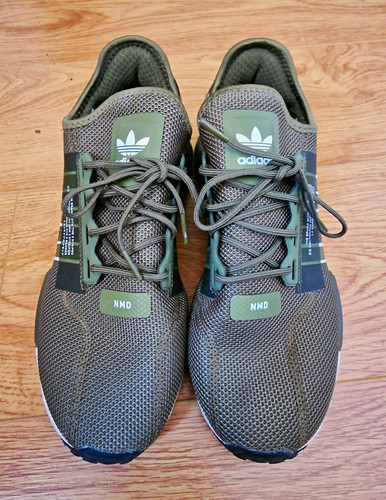 Adidas nmd green lace up - nmd,
