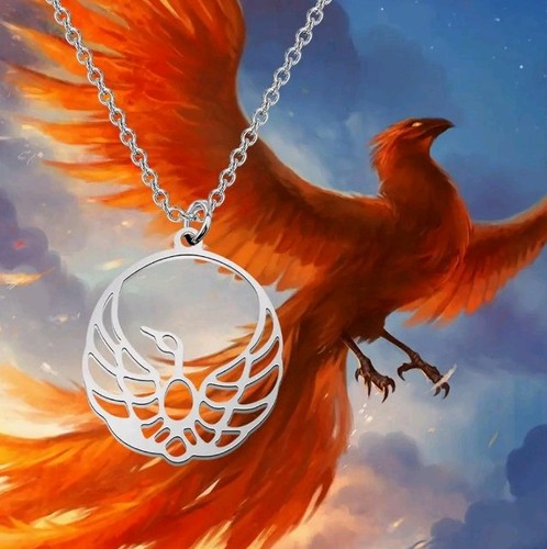 Egyptian phoenix necklace - phoenix,