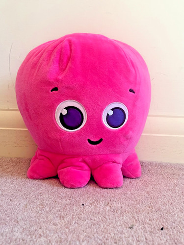 Energy pink plush octopus soft - pink,