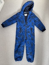 M&S Boys Onsy Winter Snow Blue Warm 6-7Y One