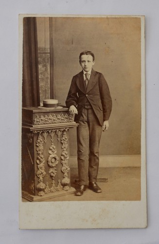 Cdv smart teenage boy - of,