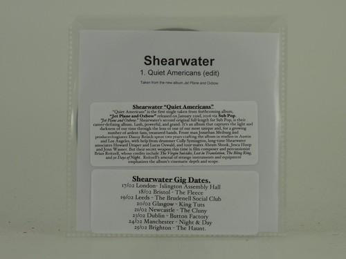 Shearwater quiet americans - quiet,