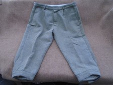 Men's green wool herringbone