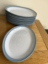 1 X DENBY COLONIAL BLUE OVAL