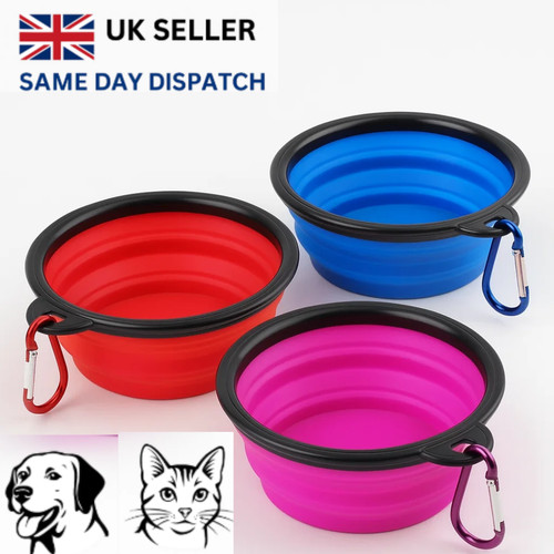 Collapsible dog bowls - 2,