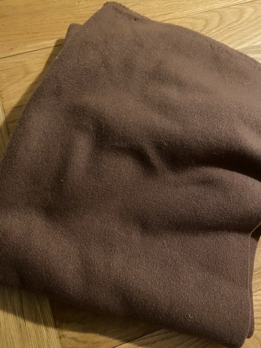 Piece chocolate brown fleece - 1,