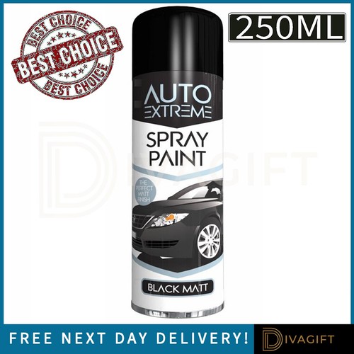 Matt black aerosol spray paint - aerosol,