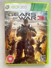 Gears of War 3 inc unused Sticker Sheet! - Xbox 360 UK Excellent Condition!
