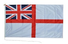 White Ensign 5'x3' Rope and