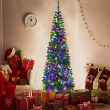 Christmas tree slim pencil 4ft - christmas,