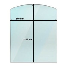 Glass Hearth for Wood Burning
