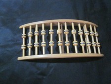 wooden foot massager large used brown usable condition 