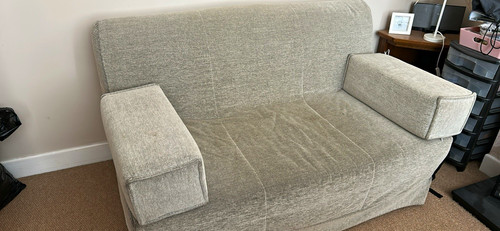 Grey ikea sofa bed double - ikea,
