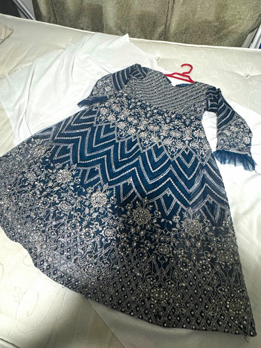 Women blue embroidered - women's,