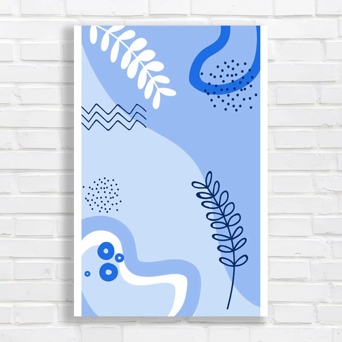 Pastel floral nature blue - pastel,