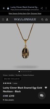Faberge Egg 18k Plated Ebru