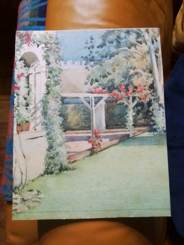 Vintage watercolour painting - watercolour,
