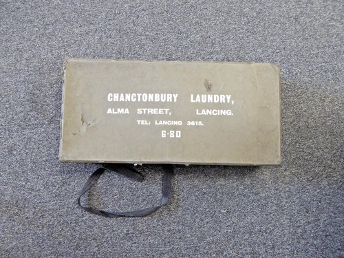 Vintage cardboard laundry box - vintage,