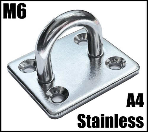 6mm square eye plates - plates, ring